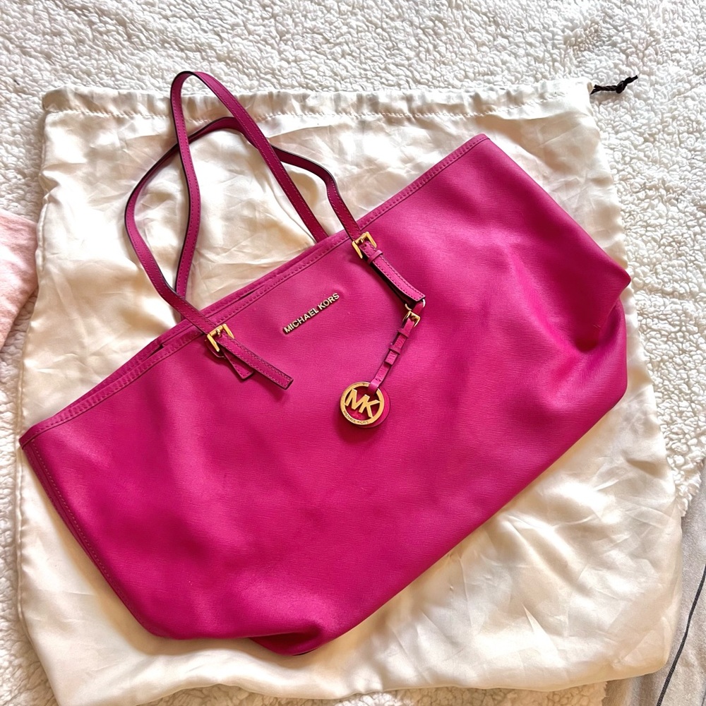 Michael Kors Jet Set Pink Large